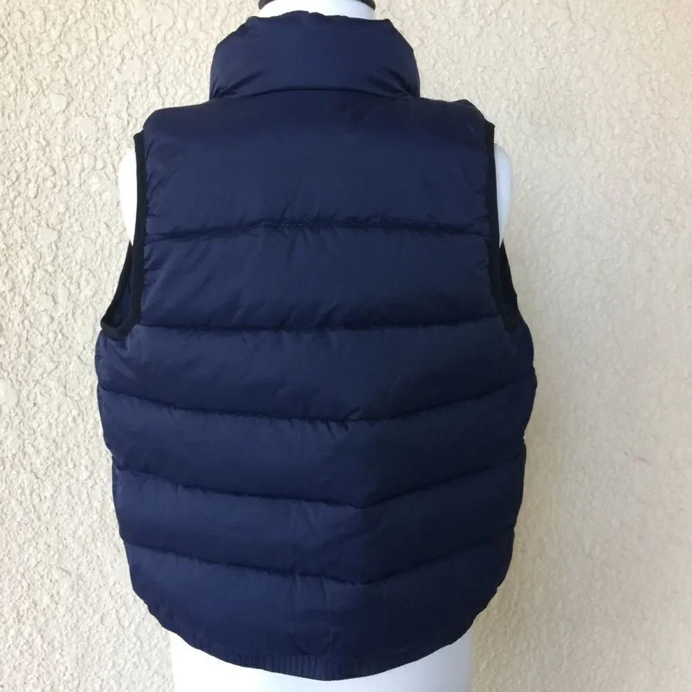 Gap Kids Puffer Utility Vest Navy‎ Blue Size S NWT